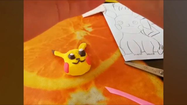 DIY Пикачу из лёгкого пластилина💛 смотреть онлайн