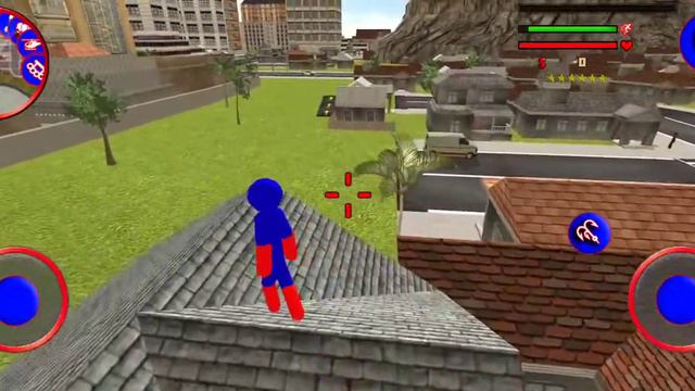 superhero stickman rope hero gangstar mafia gameplay смотреть онлайн