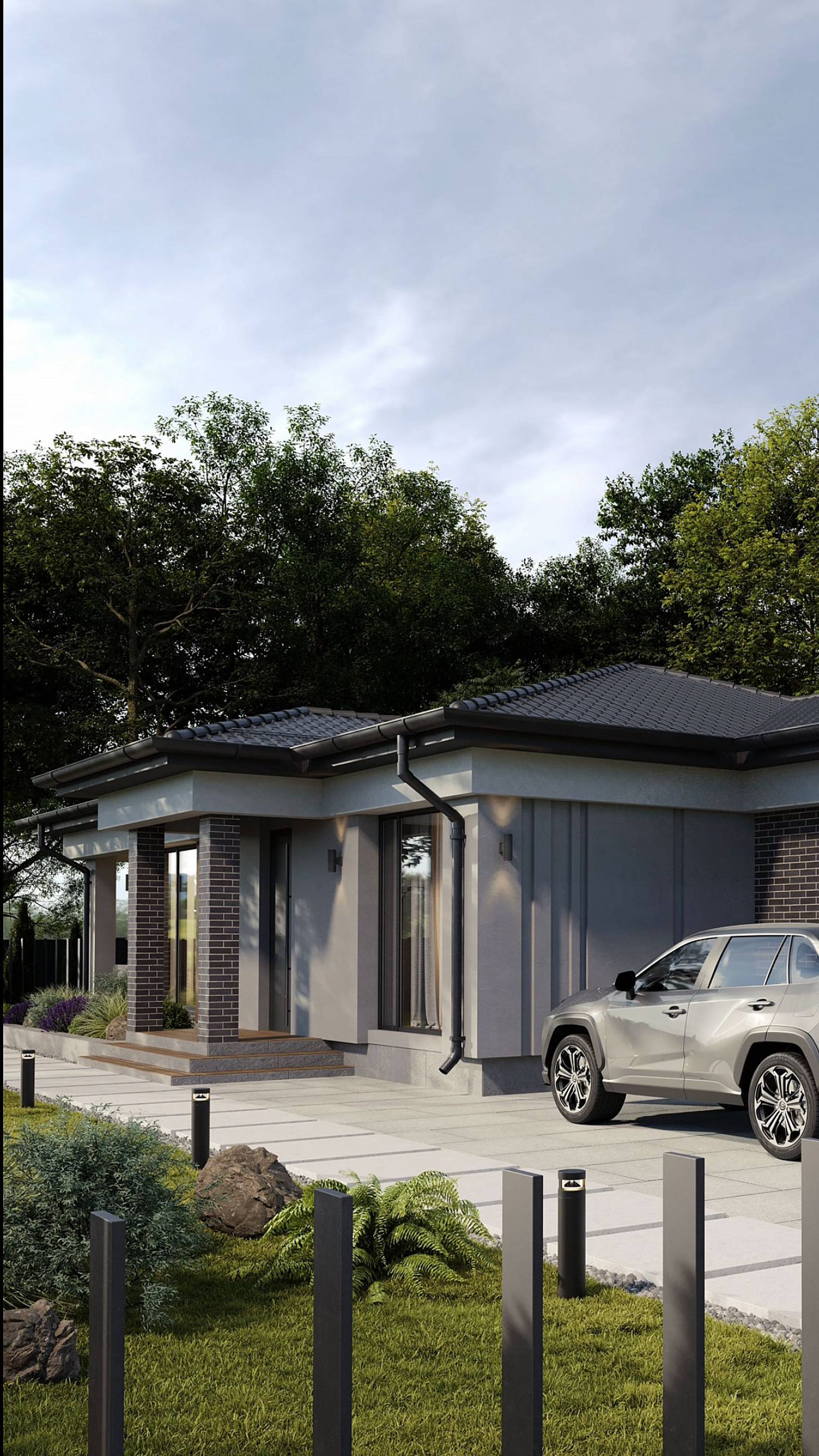 ПРОЕКТ ОДНОЭТАЖНОГО ДОМА 92 м² смотреть онлайн