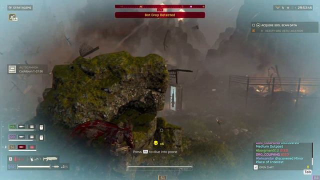 Helldivers 2 - Acquire soil scan data смотреть онлайн