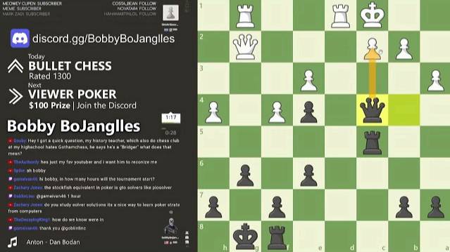 Bullet Chess Before Poker Tournament