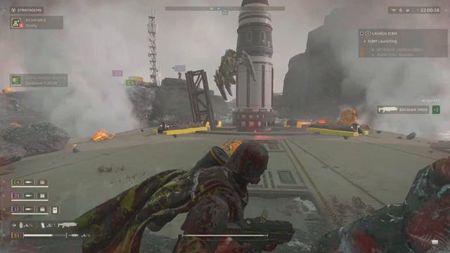 HELLDIVERS 2/ Charger flew over the moon 🌙 смотреть онлайн