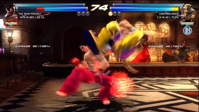 Tekken tag 2 THENEWPROJECT (Kaz/Lars) vs UNKOWN ANG3L (King/A.King) смотреть онлайн