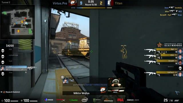 CS:GO Virtus.pro vs Titan (train) - DreamHack Open Cluj-Napoca 2015 смотреть онлайн