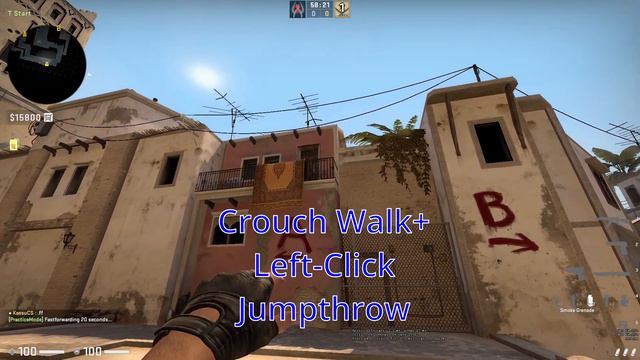 How To Smoke Window In Mirage *64 Tick* and *128 Tick* CSGO! смотреть онлайн
