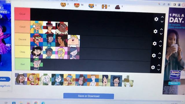 Total Drama Destiny - Character Tier List (Please the Description before watching this video!) смотреть онлайн