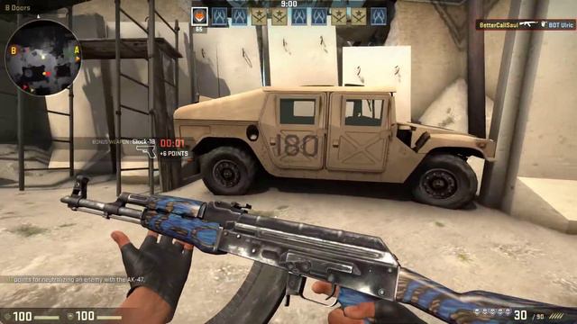 CS:GO Weapon Skins #14 AK-47 Blue Laminate смотреть онлайн