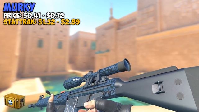 Скин на G3SG1 "Мрак" Counter-Strike 2 смотреть онлайн