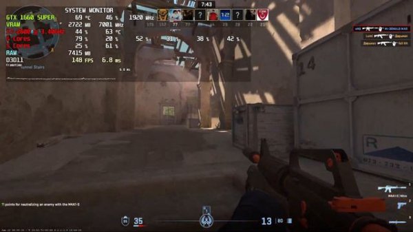 i7 2600 + GTX 1660 SUPER in Counter Strike 2 | CS2