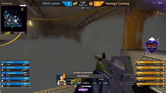 Nemiga Gaming vs NAVI Junior смотреть онлайн