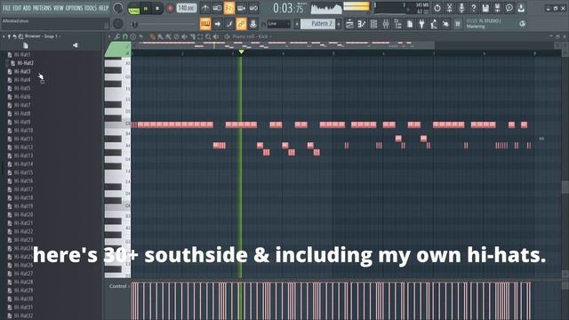 [30+] FREE Official Southside 808 Mafia Hi-Hat MIDI-KIT | IN STYLE OF SOUTHSIDE , 808 MAFIA ETC ... смотреть онлайн