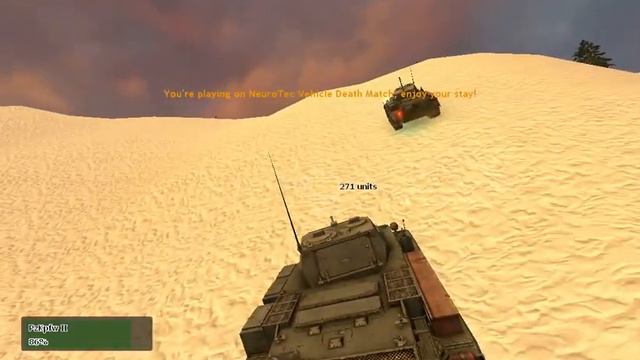 Garry's Mod NeuroTanks - PzKpfw II light tank смотреть онлайн