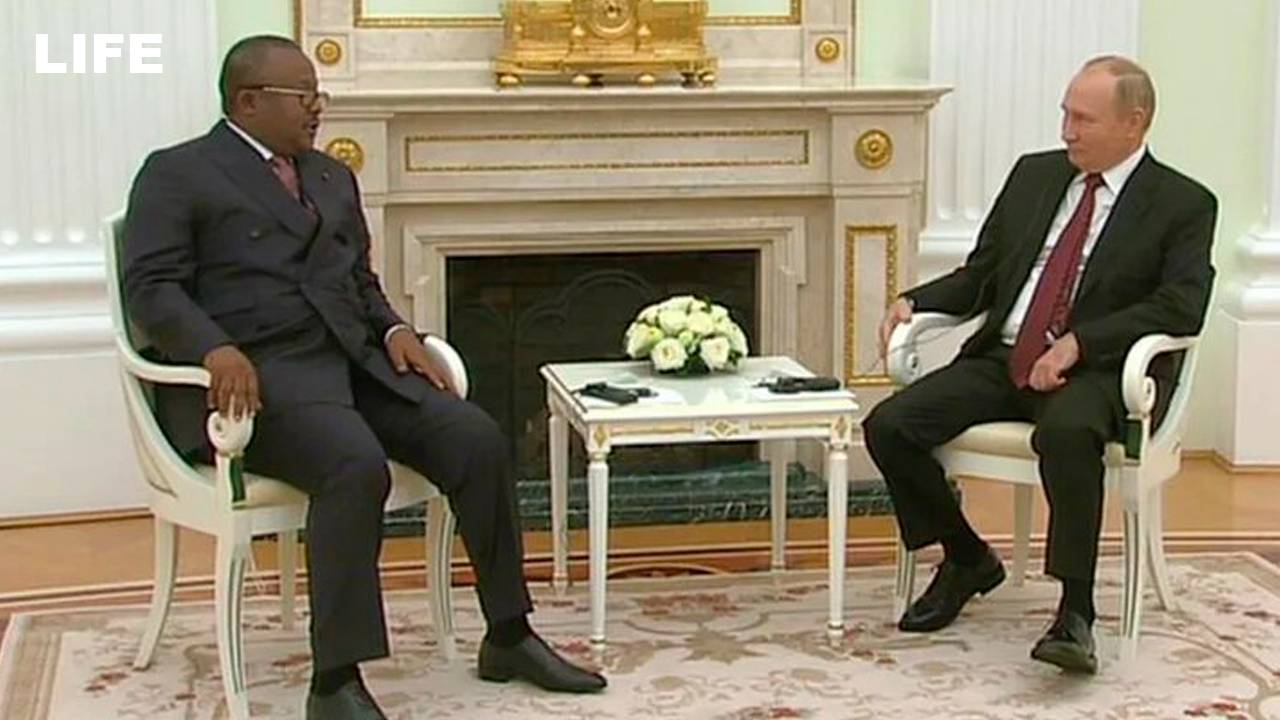 Путин проводит переговоры с президентом Экваториальной Гвинеи смотреть онлайн
