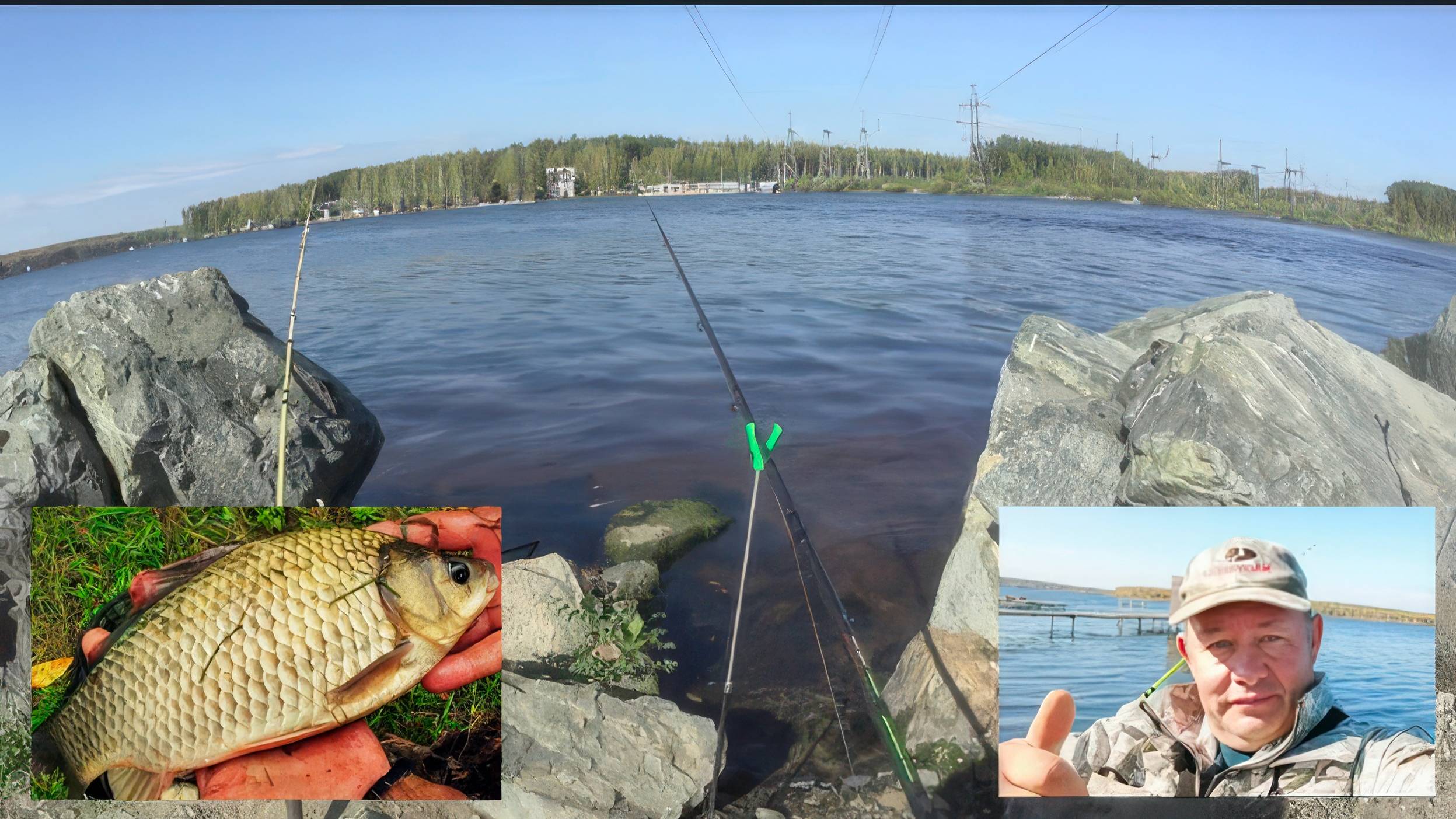 Рыбалка на РЕФТИНСКОЙ ГРЭС ( Ловим КАРАСЯ, СОМИКОВ, ЛЕЩЕЙ ) смотреть онлайн