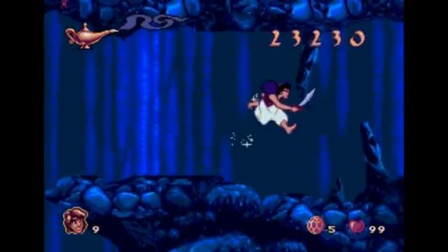 Disney's Aladdin (Genesis) SEGA Прохождение.mp4 смотреть онлайн