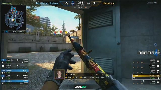BROADCAST UCC LOOT.BET S4 - MOVISTAR RIDERS VS TEAM HERETICS смотреть онлайн