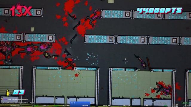 Hotline Miami 2 Hard Mode Speedrun Dead Ahead 01:44:699 смотреть онлайн