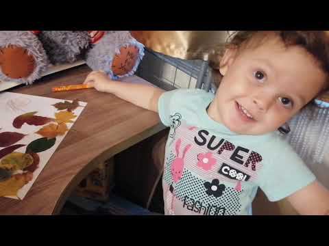 Осенние детские поделки из листьев! Осенние аппликации смотреть онлайн