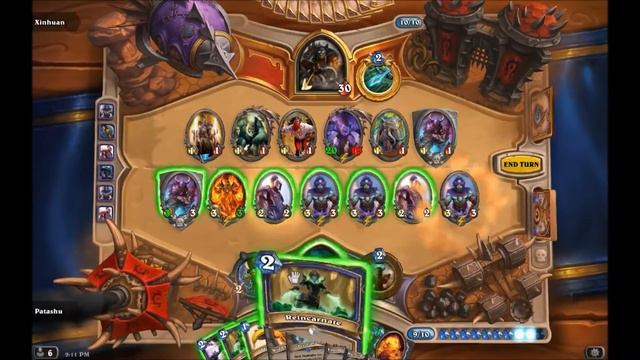 [Hearthstone Laboratory] Miniature Warfare - Forced Death Phase vs SRS, Aura Update (Health/Attack) смотреть онлайн