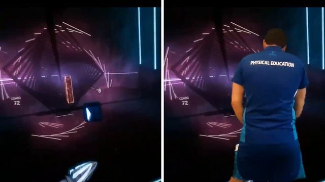 GFS PE - Beat Saber Warm Up with Mr. Vlad - MEDIUM смотреть онлайн