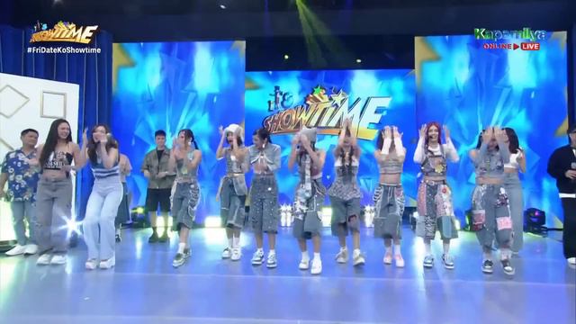 BINI members show the "Pantropiko" dance challenge | It's Showtime смотреть онлайн