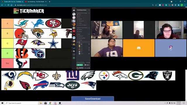 NFL Draft Tiers: The Parking Lot Show смотреть онлайн