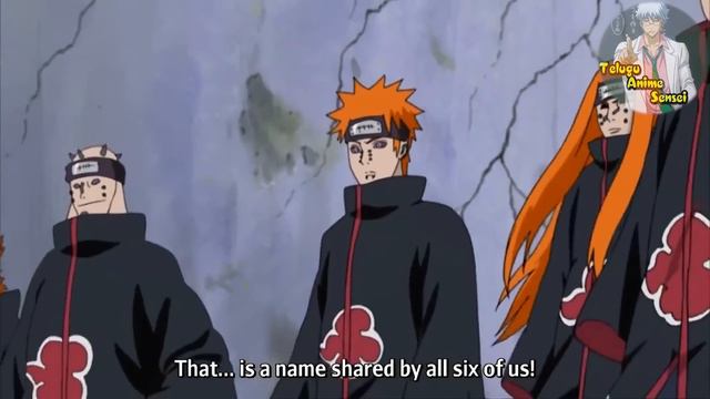 NARUTO Shippuden EPISODE 21 : SIX paths of PAIN and JIRAIYA's DEATH in TELUGU| Telugu Anime Sensei смотреть онлайн