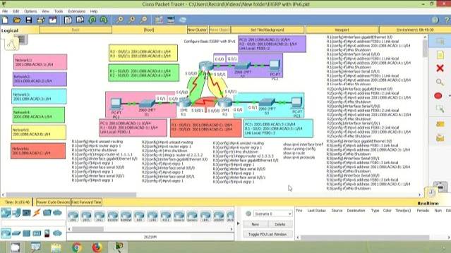 Configure Basic EIGRP with IPv6 Routing in Packet Tracer | CISCO Certification смотреть онлайн