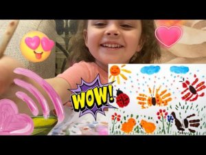 РИСУЕМ КРАСКАМИ С РЕБЁНКОМ // РИСУНКИ ПАЛЬЧИКАМИ