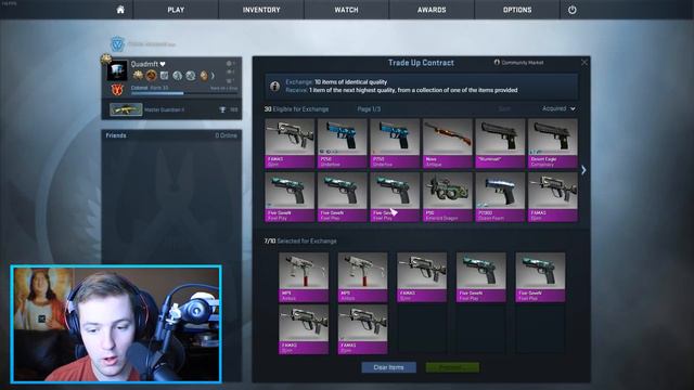 CSGO - HOW TO GET FREE SKINS!! + FIRE SERPENT TRADEUP!! (CS GO How To Get Free Skins September 2016 смотреть онлайн