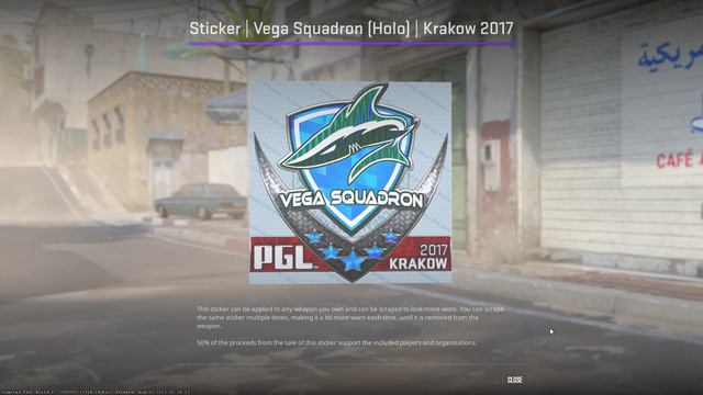 CS2 Updated VEGA SQUADRON Krakow Holo Sticker смотреть онлайн