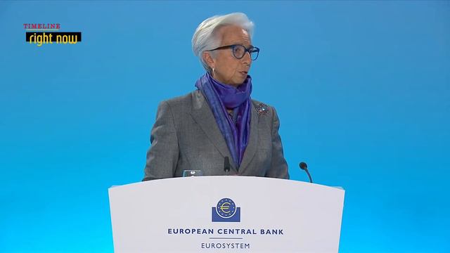 Right Now - President Christine Lagarde explained the Governing Council's monetary policy decisions смотреть онлайн