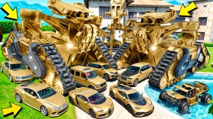 УГНАЛ ЗОЛОТЫЕ ЧИТ ТАЧКИ И ОГРОМНЫЙ МОНСТР ТРАК У МАЖОРА ЗА 180 СЕК! БИТВА ВОРОВ В ГТА 5 ОНЛАЙН!