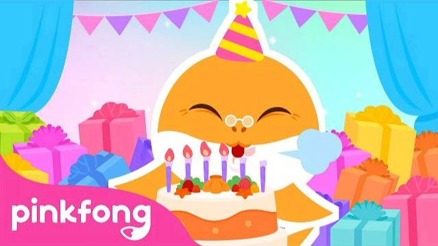 Happy Birthday Song (Hiphop Version) | Happy Birthday, Grandma Shark! | Pinkfong Song for Kids смотреть онлайн