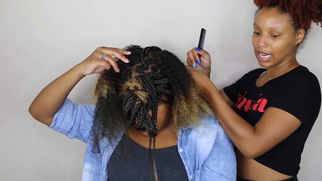 Box Braid Take Down With My Roommate | Teaching My Roommate Spanish... Send Help 😳 смотреть онлайн