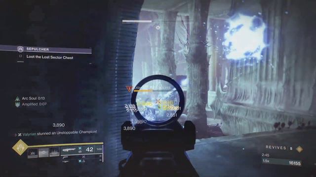 Destiny 2 - Solo Flawless Legend Lost Sector Sepulcher - Arc Warlock - Season of the Deep смотреть онлайн