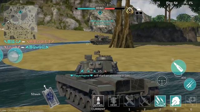 War Thunder Mobile : German Tank "Leopard A1 A1 and M48A2G A2" смотреть онлайн