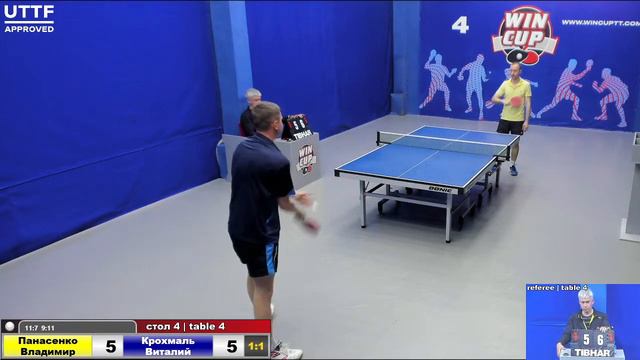 23:45 Панасенко Владимир (2:3) Крохмаль Виталий стол 4 Юг-4 13.05.21 смотреть онлайн