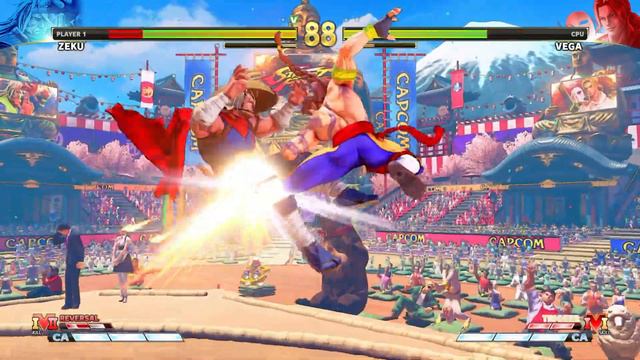 Zeku vs Vega (Hardest AI) - Street Fighter V | 4K 60FPS HDR смотреть онлайн