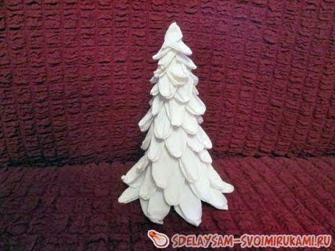 Елка из гофрированной бумаги смотреть онлайн