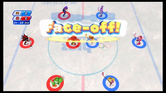 Mario and Sonic at the Sochi 2014 Olympic Winter Games: Ice Hockey #1 смотреть онлайн