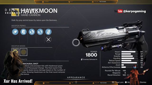 Destiny 2: XUR EXOTICS & LOCATION LIVE Where Is XUR Today? Season Of The Wish (January 12th 2023) смотреть онлайн