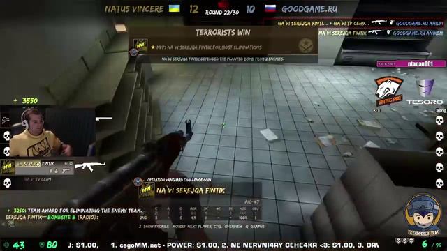 Na`Vi vs GoodGame on de_mirage @ VirtusPRO STAFF CUP by ceh9 смотреть онлайн