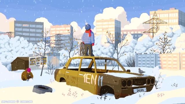 Last days of the year ❄️ Christmas lofi hip hop mix смотреть онлайн