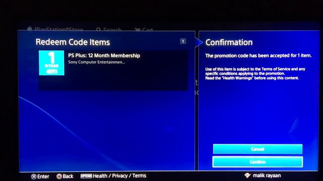 PS4-How to redeem code on PSN/PSN PLUS subscription Tutorial смотреть онлайн
