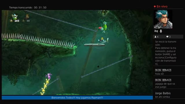 Jugando Rayman con Alex!!! Primeros niveles!!!!! 1 - 5 смотреть онлайн