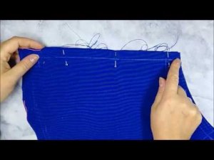 Боковые швы на полусолнце