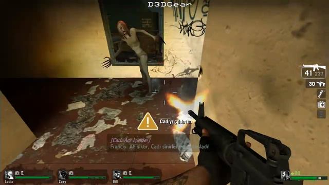 M16 ile bir macera - Left 4 Dead Merhamet Yok bölüm 2 смотреть онлайн