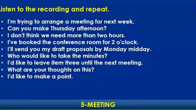 Conversation Topics For Business English -Practice Listening English
