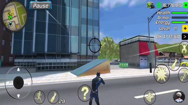 Black Hole Ninja Rope Hero Vegas City Simulator - Fun At Vegas City #16 - Android Gameplay смотреть онлайн